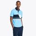 Nautica Men's Navtech Sustainably Crafted Classic Fit Printed Polo Azure Blue, M