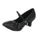 SEMIMAY Women s Modern Dance Shoes Indoor Dance Shoes Friendship Dance Square Dance Shoes National Standard Dance Shoes Black