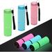 9 LED luminous low-light flashlights 6-piece rubber-coated mini flashlights hand-held shoulder strap flashlights suitable for camping hiking and indoors. random color