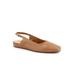 Women's Vittoria Sling Back Flat by SoftWalk in Tan (Size 8 1/2 M)