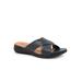 Women's Tillman 5.0 Slip On Sandal by SoftWalk in Navy (Size 8 1/2 M)