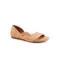 Women's Cypress Flat Sandal by SoftWalk in Natural Cork (Size 7 1/2 N)