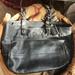 Coach Bags | Authentic Coach Madison Tribeca East West Black Leather Tote Handbag #14111 | Color: Black/Purple | Size: Os