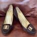Coach Shoes | Coach Suede Heel Pumps In Dark Brown Color Size 7.5 | Color: Brown | Size: 7.5