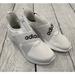 Adidas Shoes | Adidas Pure Motion Adapt Womens 9 Slip On White Casual Comfort Shoes E9 | Color: White | Size: 9