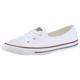 Sneaker CONVERSE "Chuck Taylor All Star Ballet Lace Ox" Gr. 36, weiß (optical, white) Schuhe Canvassneaker Sneaker low