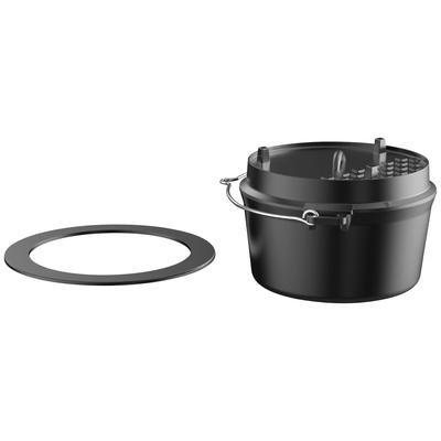 Kochtopf TEPRO "Guss-Dutch-Oven-Einleger", schwarz, B:32,5cm H:18,4cm L:31cm, Töpfe, BxLxH: 32,5x31x18,4 cm Image