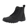 Schnürboots PALLADIUM "PAMPA ZIP LTH ESS", Gr. 39, schwarz, Leder, sportlich, Schuhe, Schnürstiefelette mit Reißverschluss