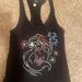 Disney Tops | Disney Ariel Racer Back Tank Top Size M | Color: Tan | Size: M