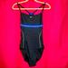 Nike Swim | Nike One Piece Swimsuit Size 14 | Color: Black/Blue | Size: 14