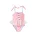 aturustex Toddler Girls Romper Swimsuit Sleeveless Off Shoulder Mesh Dress Summer Beach Swimwear Bodysuit