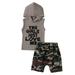 Qufokar Baby Girl Clothes 8 Girl Outfits Tops Shorts Hoodie Baby Outfits Set Camouflage Kids Toddler Letter Boys Print Girls Outfits&Set