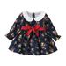 Sundress Size 6 Girls 9 Month Fall Dress Toddler Girl Clothing Retro Style Girls Clothing Kids Set Manufacture Clothes Flower Print Suit Sea Dress Size 10 12 Sweater Dress