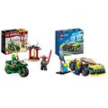 LEGO 71788 NINJAGO Lloyds Ninja-Motorrad, Spielzeug für Anfänger mit 2 Minifiguren: Lloyd und Skelett-Wächter, Lernspielzeug für Kinder ab 4 Jahren & 60383 City Elektro-Sportwagen Set, ab 5 Jahren