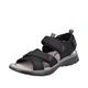 Rieker Herren 26750 Sandale, schwarz, 42 EU