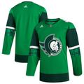 Men's adidas Kelly Green Ottawa Senators 2023 St. Patrick's Day Primegreen Authentic Jersey