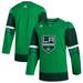 Men's adidas Kelly Green Los Angeles Kings 2023 St. Patrick's Day Primegreen Authentic Jersey