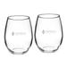 Marymount Saints Team Logo Two-Piece 21oz. Stemless Wine Glass Set