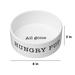 Global Amici Hungry Pet Bowl Porcelain/Stoneware (dishwasher safe)/Ceramic | 3 H x 8 W x 8 D in | Wayfair 7CB305LS2R
