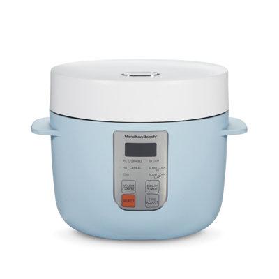 Hamilton Beach® Multi-Function Rice Cooker 12 Cup/3 Quart Capacity Plastic | 8.6 H x 11.6 W x 10.7 D in | Wayfair 37561