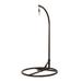 Arlmont & Co. Rajean Iron Hammock Chair Stand Metal in Brown | 80 H x 44 W x 44 D in | Wayfair 343ADA0C6EA4464288E7F4367D7B0488