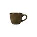 Tuxton Artisan 3.5-Ounce Espresso Cup Porcelain/Ceramic in Brown/Green | 2.3 H x 2.63 W in | Wayfair GGW-085