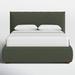 Joss & Main Timothy Upholstered Low Profile Platform Bed Polyester in Green | 45.5 H x 70 W x 88.5 D in | Wayfair A7ACDE7AF7084DF597DA7C4ED82F122B