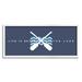 Stupell Industries Life Better At Lake Crossed Oars Giclee Art By Lil' Rue Wood in Blue/Brown/White | 10 H x 24 W x 1.5 D in | Wayfair