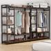 Dotted Line™ Aubree 47" W Closet System Manufactured Wood in Black | 70.86 H x 47.24 W x 15.74 D in | Wayfair 70BD6B3E674D44FCA967BA8C914A341F