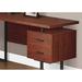 Upper Square™ Computer Desk, Home Office, Corner, Storage Drawers, 70"L, L Shape, Work, Laptop, Metal Wood in Brown | 30 H x 71 W x 71 D in | Wayfair