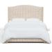 Birch Lane™ Allis Upholstered Low Profile Standard Bed Metal in White/Black | 56 H x 47 W x 90 D in | Wayfair 68D80019350949888E5E9E9A58A8B7C3
