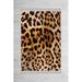 Brown 31 x 0.35 in Indoor Area Rug - East Urban Home Alarik Animal Print Black/Area Rug Silk | 31 W x 0.35 D in | Wayfair