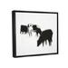 Stupell Industries Modern Farm Cow Silhouettes Giclee Art By Ethan Harper Canvas in Black/White | 25 H x 31 W x 1.7 D in | Wayfair ar-350_ffb_24x30