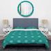 East Urban Home Turquoise Microfiber 2 Piece Duvet Cover Set Microfiber in Blue | Twin Duvet Cover + 1 Standard Sham | Wayfair