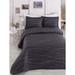 East Urban Home Weldona Cotton Blend Bedspread Set Cotton in Black | 94" x 87" Bedspread + 2 24" x 24" Pillowcases | Wayfair