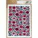 Red/Blue Rectangle 3'3" x 5'11" Area Rug - East Urban Home Adolfus Flow Floral Machine Woven Area Rug in 71.0 x 39.0 x 0.04 in red/white | Wayfair