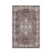 White 47 x 0.31 in Area Rug - East Urban Home Ellett Oriental Machine Made Flatweave Polyester Area Rug in Gray Polyester | 47 W x 0.31 D in | Wayfair