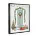 The Holiday Aisle® Christmas Presents Wreath Doorstep by Victoria Barnes - Graphic Art on Wood in Brown/Green/Red | 21 H x 17 W x 1.7 D in | Wayfair