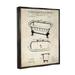 One Allium Way® Vintage Bathtub Patent Diagram by Karl Hronek - Graphic Art on Canvas in Black | 21 H x 17 W x 1.7 D in | Wayfair