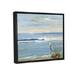 Stupell Industries Heron Splashing Beach Waves Giclee Art By Sally Swatland Canvas in Blue/Gray/White | 17 H x 21 W x 1.7 D in | Wayfair