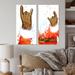 The Holiday Aisle® Christmas Holiday Fancy Santa Claus IV - 2 Piece Print Set on Canvas Metal in Brown/Orange/Red | 32 H x 32 W x 1 D in | Wayfair