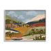 Stupell Industries Rolling Country Hills Farm Scenery Giclee Art By Lisa Perry Whitebutton Wood in Brown | 11 H x 14 W x 1.5 D in | Wayfair