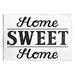 Stupell Industries Sweet Home Farmhouse Sign Giclee Art By Jalynn Heerdt Wood in Black/Brown/White | 13 H x 19 W x 0.5 D in | Wayfair