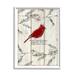 Stupell Industries Cardinals Appear Loved Ones Near Phrase Giclee Art By Jetty Home, LLC. Wood in Brown/Gray/Red | 20 H x 16 W x 1.5 D in | Wayfair