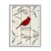 Stupell Industries Cardinals Appear Loved Ones Near Phrase Giclee Art By Jetty Home, LLC. Wood in Brown/Gray/Red | 14 H x 11 W x 1.5 D in | Wayfair