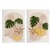 Stupell Industries Boho Monstera Archway Landscape 2 Piece Wall Plaque Art Set By Janet Tava in Green | 15 H x 10 W x 0.5 D in | Wayfair