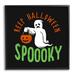 Stupell Industries Keep Halloween Spooky Trick at-142 Wood in Black/Brown | 12 H x 12 W x 1.5 D in | Wayfair at-142_fr_12x12