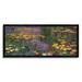 Stupell Industries Pond Lily Nature View Giclee Art By Claude Monet Wood in Brown | 13 H x 30 W x 1.5 D in | Wayfair as-219_fr_13x30