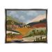 Stupell Industries Rolling Country Hills Farm Scenery Framed Floater Canvas Wall Art By Lisa Perry Whitebutton Canvas | Wayfair as-455_ffl_24x30