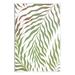 Bay Isle Home™ Wavy Botanical Leaves by Ziwei Li - Unframed Graphic Art on MDF 15.0 H x 10.0 W x 0.5 D in Green | 10" W x 15" H | Wayfair